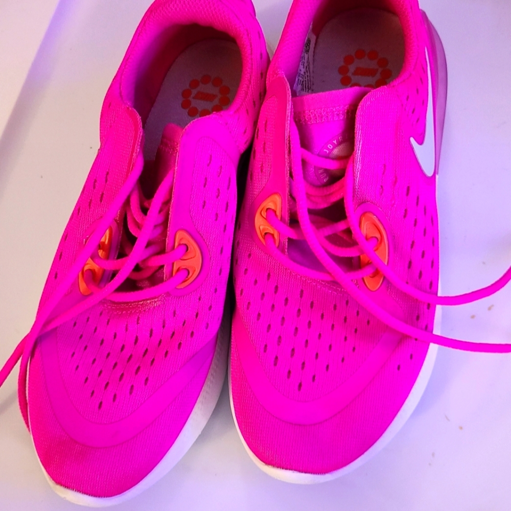 Child's Hot Pink Nikes size 5